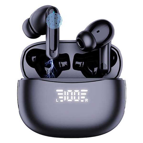 A8 150 Languages ​​Kääntäjä Smart Voice Bluetooth In Ear kuulokkeet Black