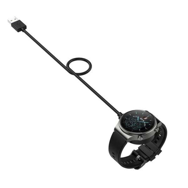 Huawei Watch D/GT Runner/GT2 Pro USB Opladningskabelholder - Sort Black