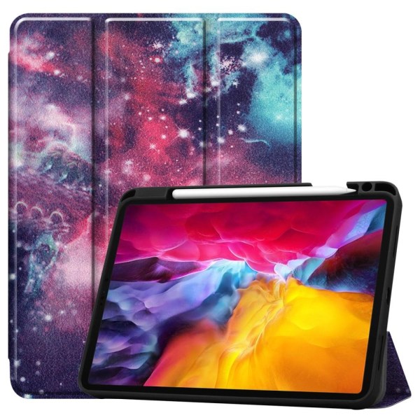 iPad Pro 11 2021 Slim fit tri-fold fodral - Space multifärg