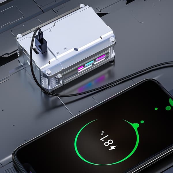 DX08 Støjreducerende Trådløse Hovedtelefoner Mekaniske TWS Bluetooth Gaming - Grå Grey