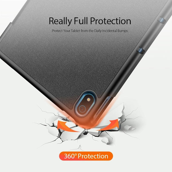 DUX DUCIS Trifoldet Stand til Nokia T20 - Sort Black