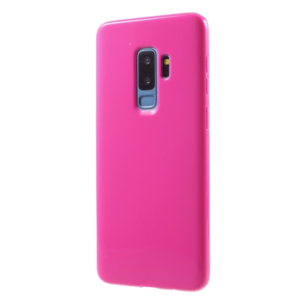 Ensfarvet blød TPU-cover Samsung Galaxy S9 Plus SM-G965