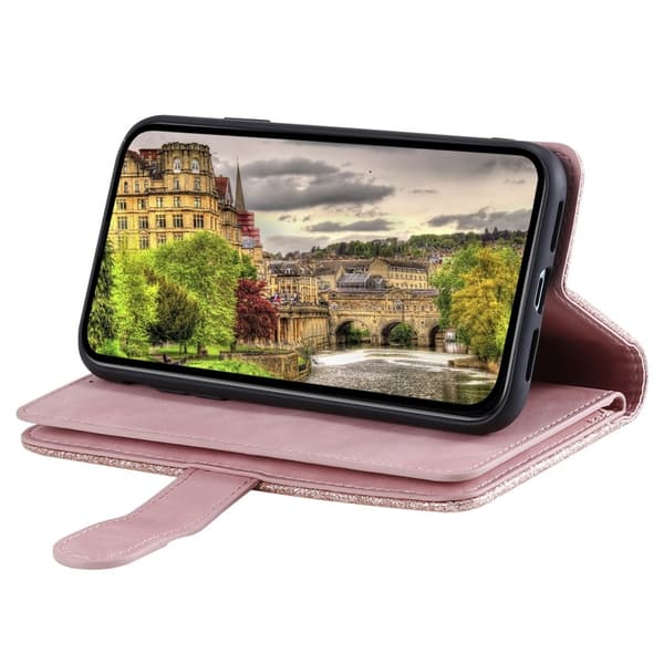 Til Xiaomi 17T Pro Pungcover Zipper Wallet Pink gold