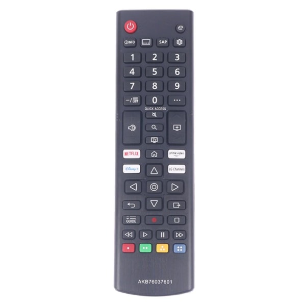 AKB76037601 TV fjärrkontroll Ersättning för LG TV Svart
