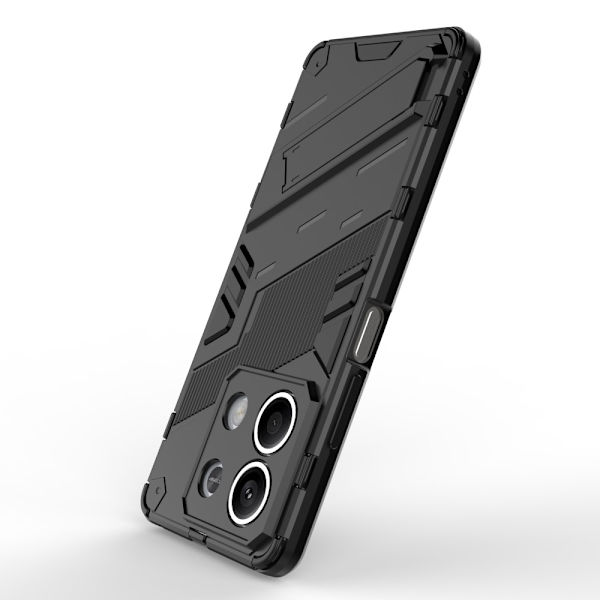Til Xiaomi Redmi Note 13 Cover Case Shell Back med stativ Transparent