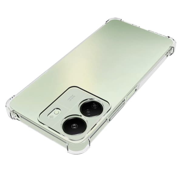 Til Xiaomi Redmi 13C Cover TPU Cover Bagside Transparent