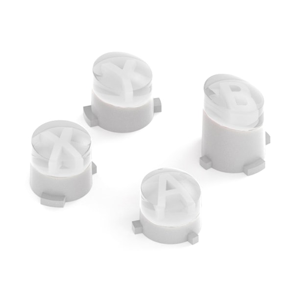 For Xbox One S One Elite Controller ABXY Erstatningsknapper - Hvit White