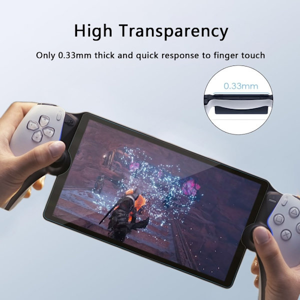 IPEGA PG-P5P05 herdet glass skjermbeskytter for PS5 Portal Black