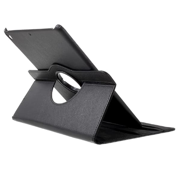 iPad Air 10.5 (2019)/Pro 10.5 (2017) 360 - roterende etui Litchi Grain - Sort Black