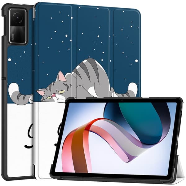 Xiaomi Redmi Pad SE Stand Slim Fit Cover Sleep/Wake - Cat Multicolor