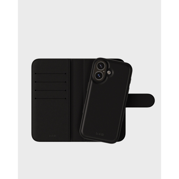Pung etui HOLDIT Magnet etui MagSafe Plus Cover til iPhone 16 Black