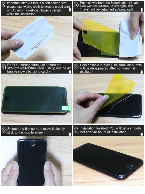 IMAK Skærmbeskyttere til iPhone X/XS - Soft Hydrogel 2 - pack Transparent