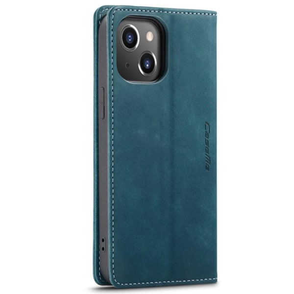 CASEME Plånboksfodral iPhone 14 - Blå Blå
