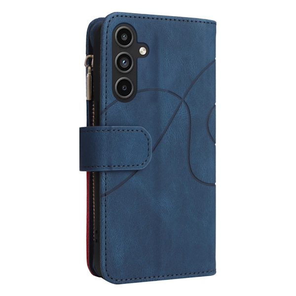 KT-monitoimisarja-5 Samsung Galaxy A15 -puhelinkotelolle Blue