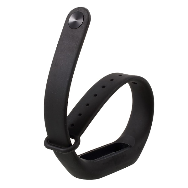 Fleksibelt TPU håndledsbånd til Xiaomi Mi Band 2 - Sort Black