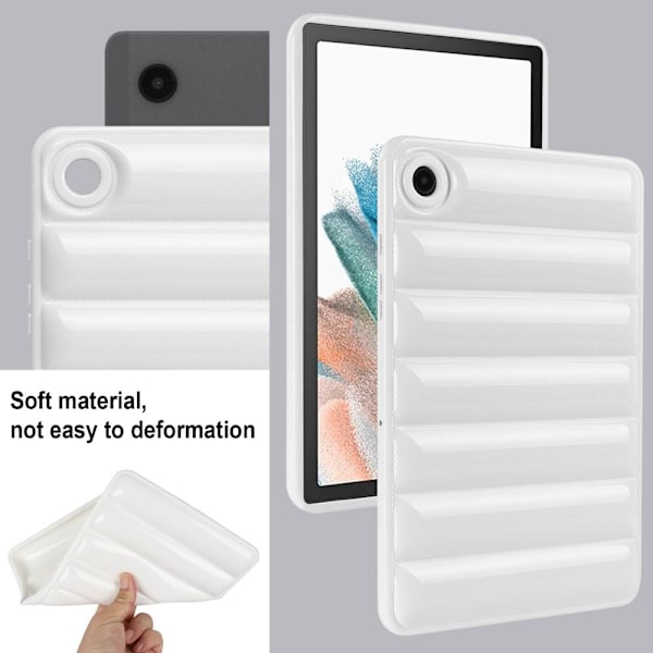 Samsung Galaxy Tab A8 10.5 (2021/2022) Candy Color TPU - Vit Vit