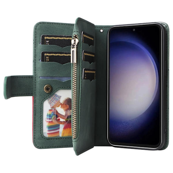 KS Plånboksfodral till Samsung Galaxy S23 FE - Grön Grön