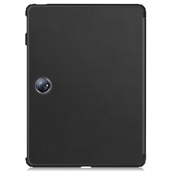 Til OnePlus Pad 2 Tri - fold Stand Wake/Sleep Cover Tabletetui - Sort Black
