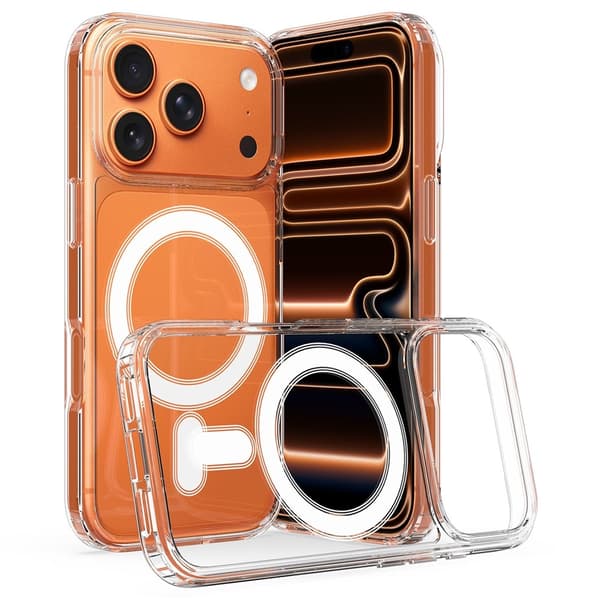 Til iPhone 17 Pro Max Gjennomsiktig Mobildeksel Transparent