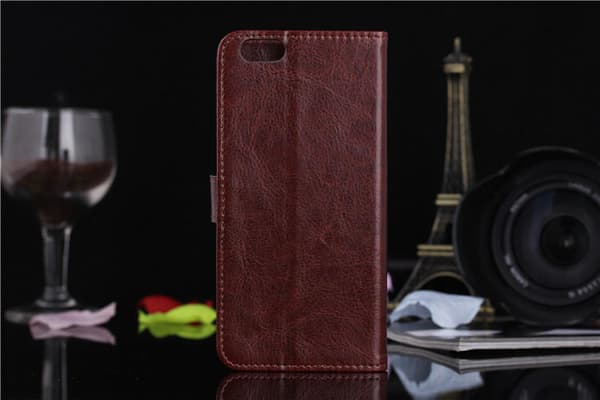 Iphone 6 / 6s 4.7" Lompakkokotelo / Fodral Läder Brown