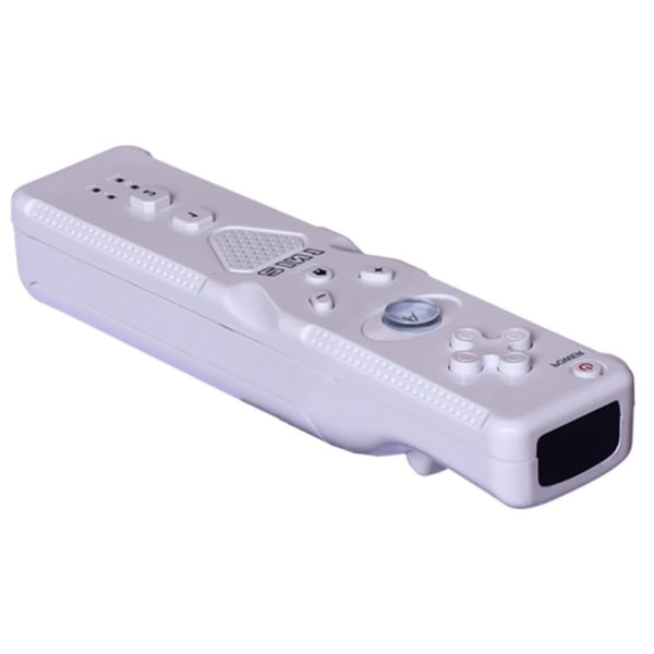 2-in-1 Yhteensopiva Wii Controller Motion Plus White -ohjaimen kanssa White
