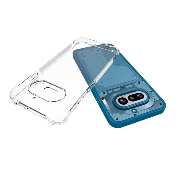 Sklisikkert og Støtsikkert Mobildeksel for Nothing Phone (4a) Transparent