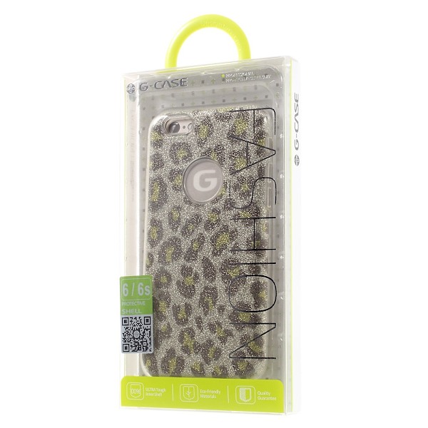 G-CASE Leopard TPU + PC Hybrid Deksel til iPhone 6s/6 4.7 - Gull Gold