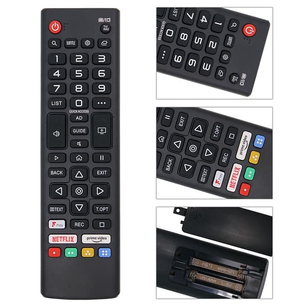 Fjernkontroll erstatning for AKB76037023 for RCA-TV Black