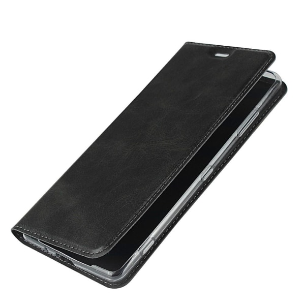 Sony Xperia XZ3 TPU+PU kabinet med snor Black