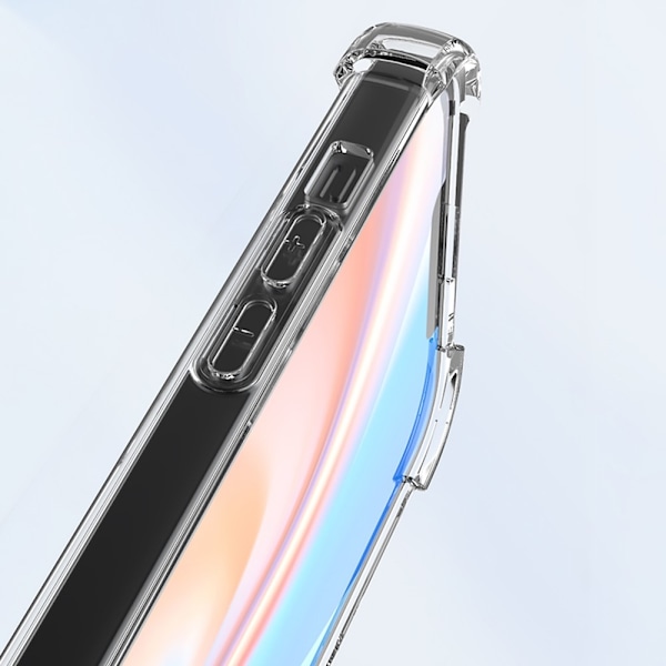 För iPhone 15 Skal Fodral TPU-ram + Akryl Baksida Telefonfodral Transparent