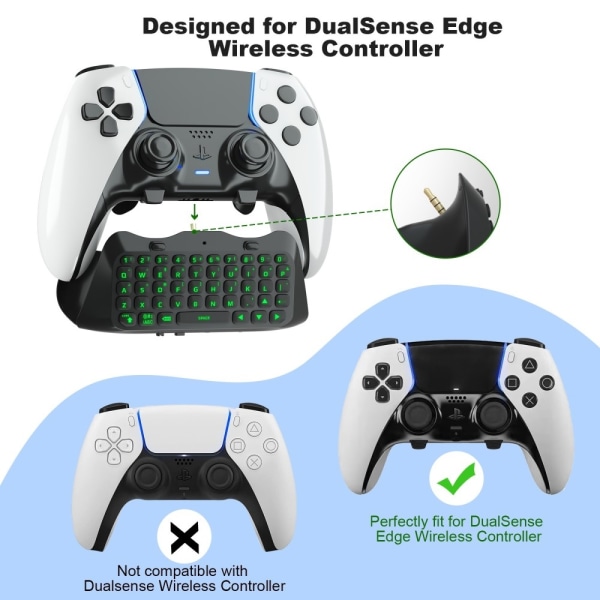 Sony PS5 DualSense Edge trådløs Bluetooth-tastatur-gamepad Black