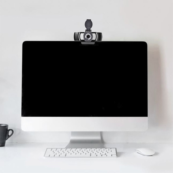 2 stk Anti-spy Computer Camera Privacy Cover Webcam Lens Cap Black