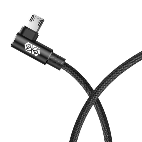 BASEUS MVP Albue 1.5A Micro-USB Datasynkroniseringsladningskabel Black