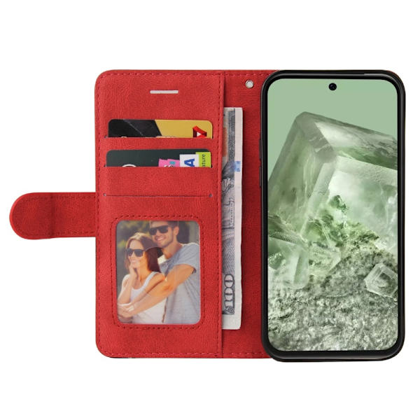 Til Google Pixel 8a KT-serie-1 dobbeltfarve Red