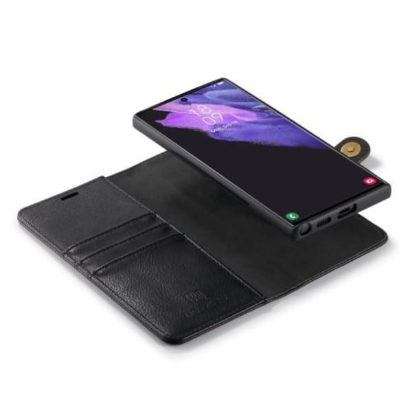 DG.MING 2 i 1 Plånboksfodral till Samsung Galaxy S23 Ultra Svart