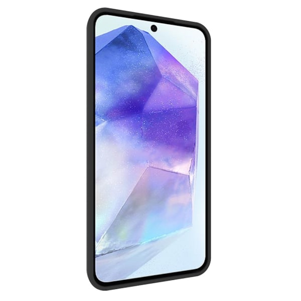 Til Samsung Galaxy A56 Case TPU Cover Bagside - Sort Black