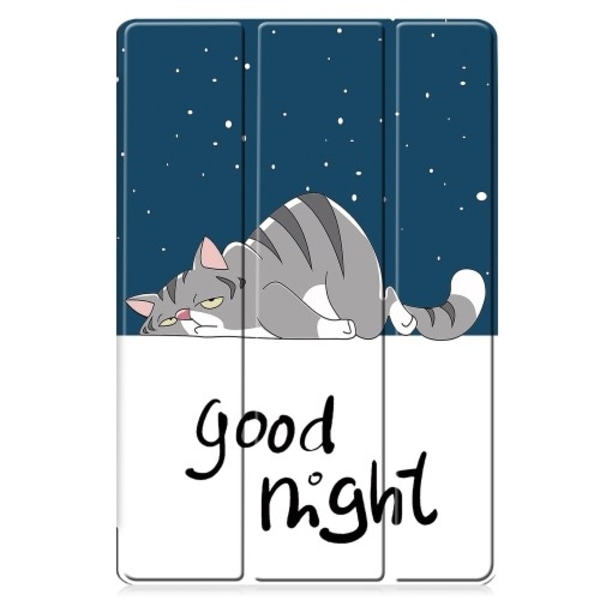 Slim Fit Cover Fodral Till Samsung Galaxy Tab S10+ (S10 Plus) - Cat multifärg