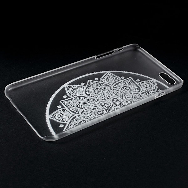 iPhone 6 Plus Deksel Henna Blomster Transparent