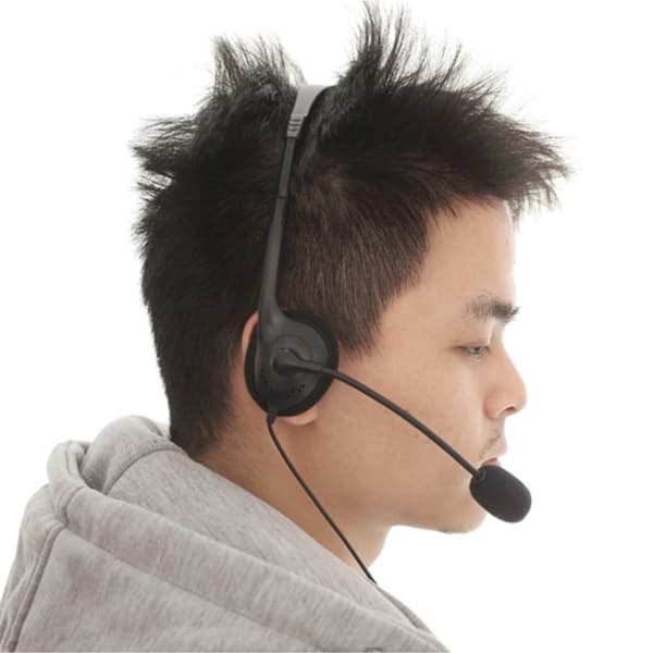 Wired Gaming Headset with Microphone for Sony PlayStation 4 PS4 Black