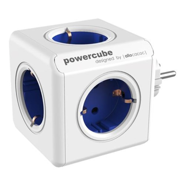 Allocacoc PowerCube original - Strømfordelingsenhed Blue