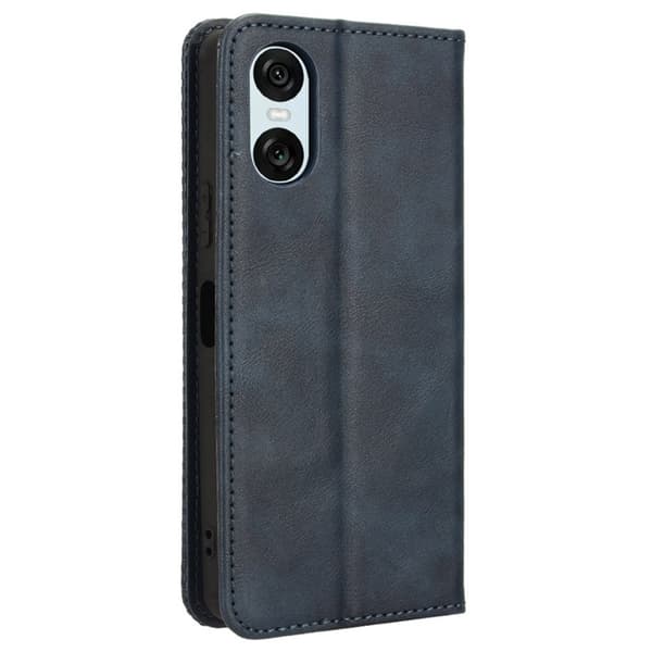 Wallet Stand Flip - telefonetui til Xperia 10 VI - Blå Blue
