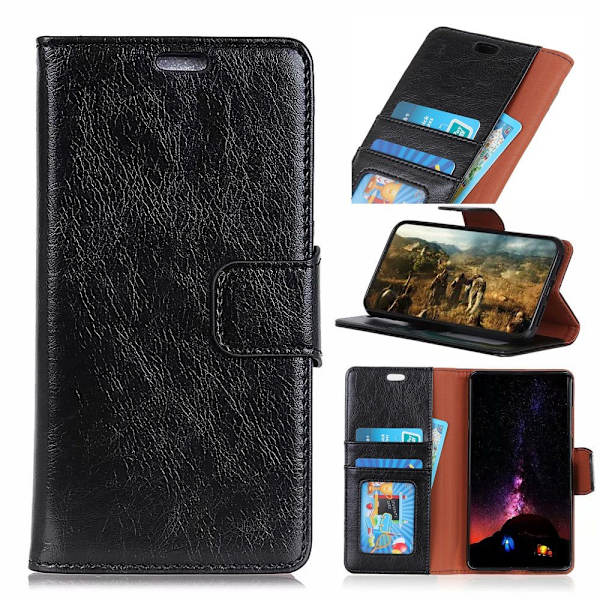 Sony Xperia XZ4 Compact Plånboksfodral Textured Split - Svart Black