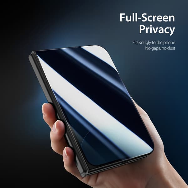 DUX DUCIS Full Privacy skjermbeskyttelse til iPhone Duo Black