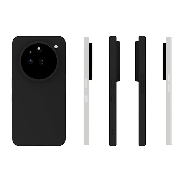 För Nothing Phone (3a) Pro Skal Matt Finish Mjukt TPU Skyddsfodral Black