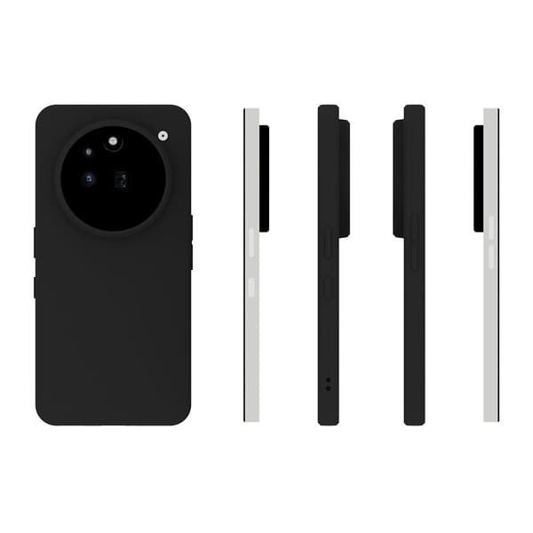 Til Nothing Phone (3a) Pro Etui Mat Finish Blødt TPU Cover Black