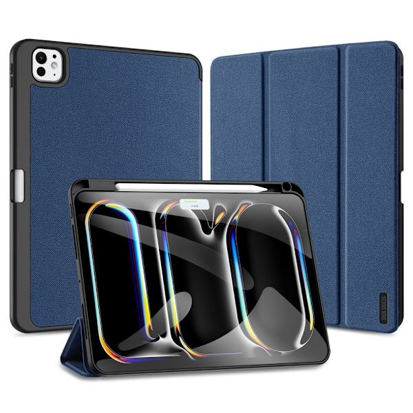 DUX DUCIS Domo iPad Pro 11 (2024) Kolminkertainen jalusta - Sininen Blue