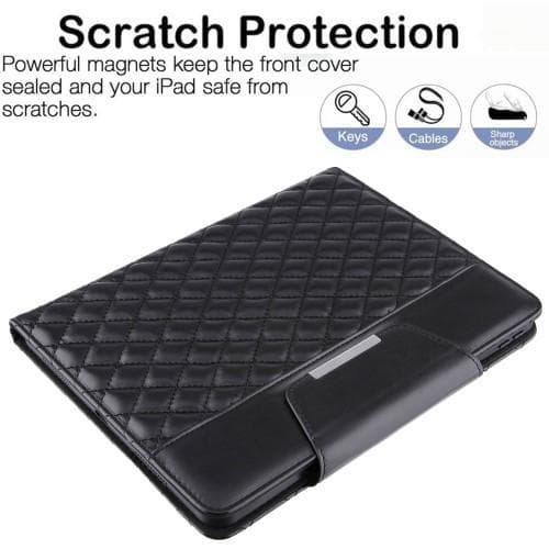 Til iPad 10.9 2022 Gen 10 Sammenleggbart Veske - Svart Black