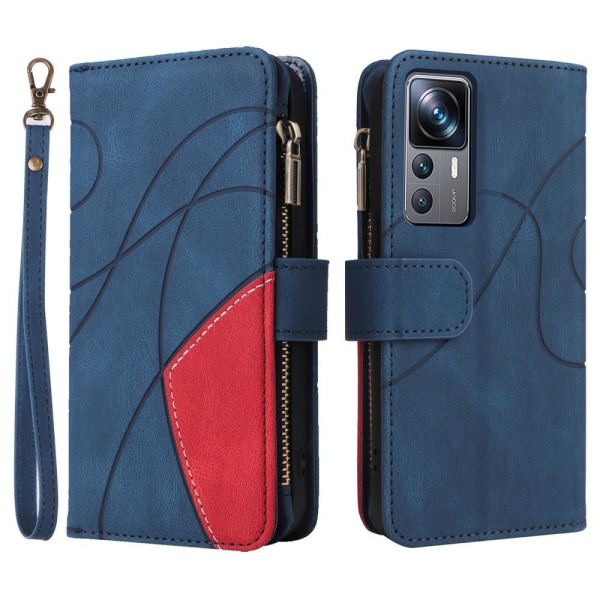KT Multi-function Series-5 For Xiaomi 12T / 12T Pro Phone Case - Blue Blue