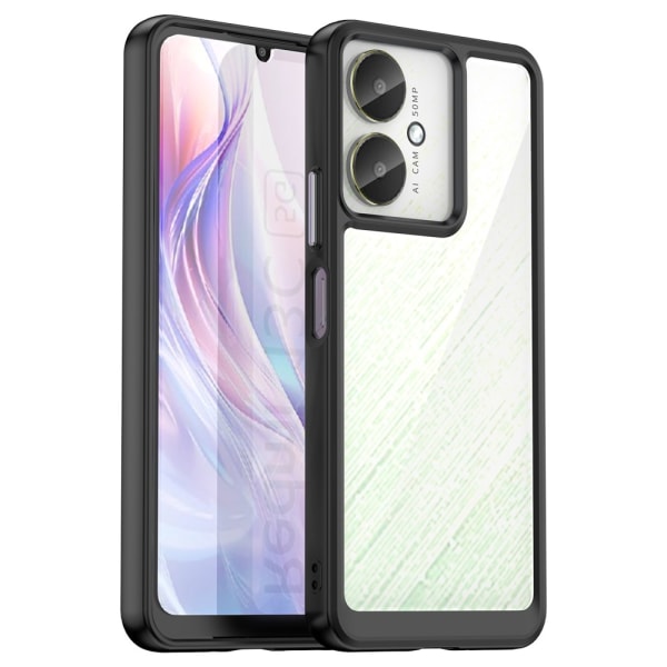 Til Xiaomi Redmi 13C Deksel Bakside Hybrid TPU+Akryl Black