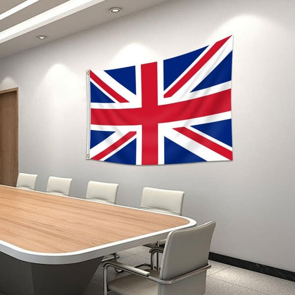 UK Storbritannia Flagg 90x150 cm banner utendørs innendørs festdekorasjon Red